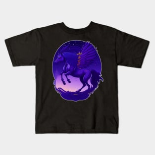 pegasus the flying horse Kids T-Shirt